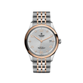 1926 Rose Gold Two-Tone 39mm - Silver, Diamond-Set on Bracelet