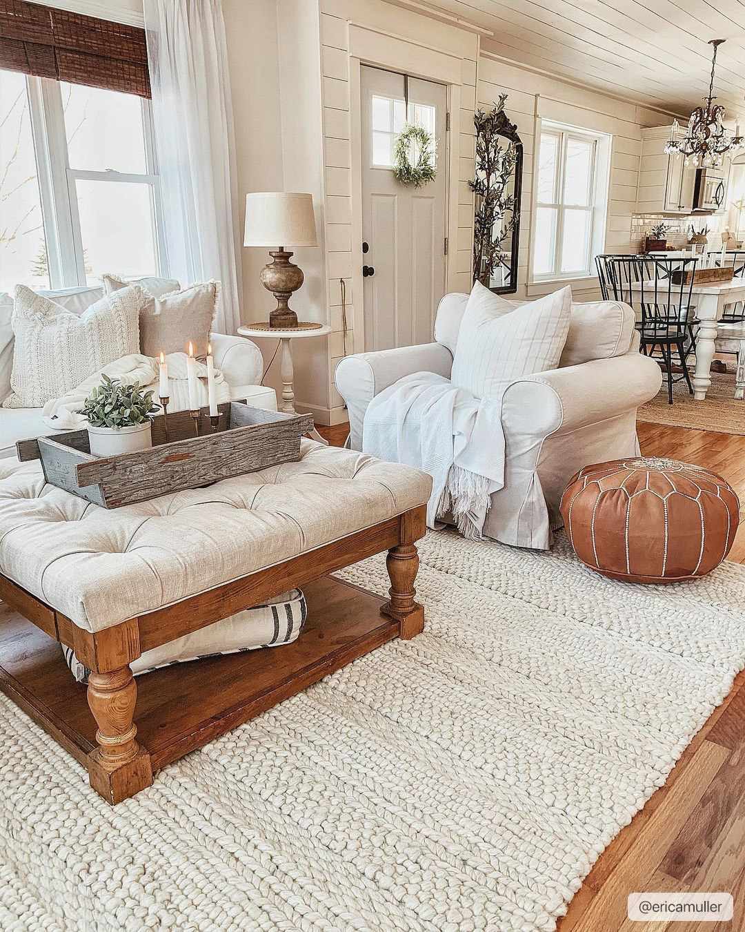 Hanlontown Premium Hand Woven Wool Area Rug