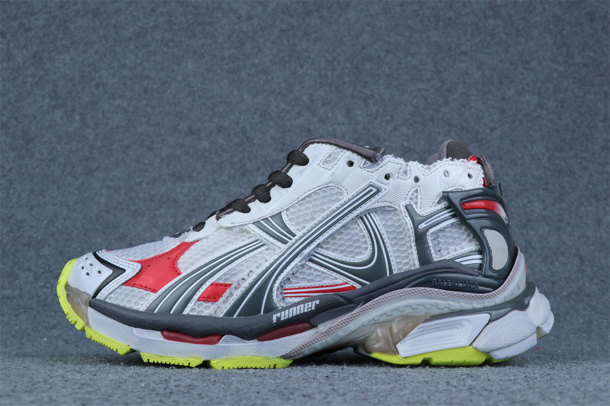 Balenciaga Runner Sneaker 'Black White Red Fluo Yellow' 2023