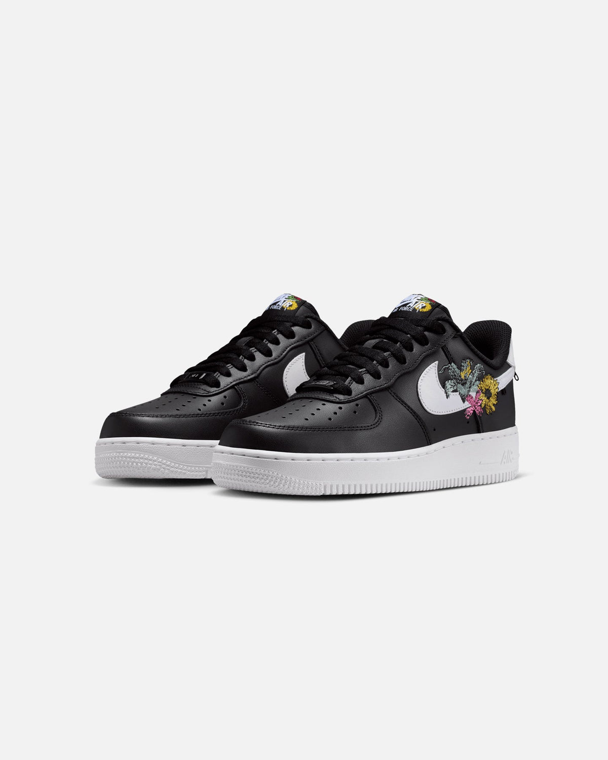 Nike Women's Air Force 1 '07 Premium "Flowers" Black/White