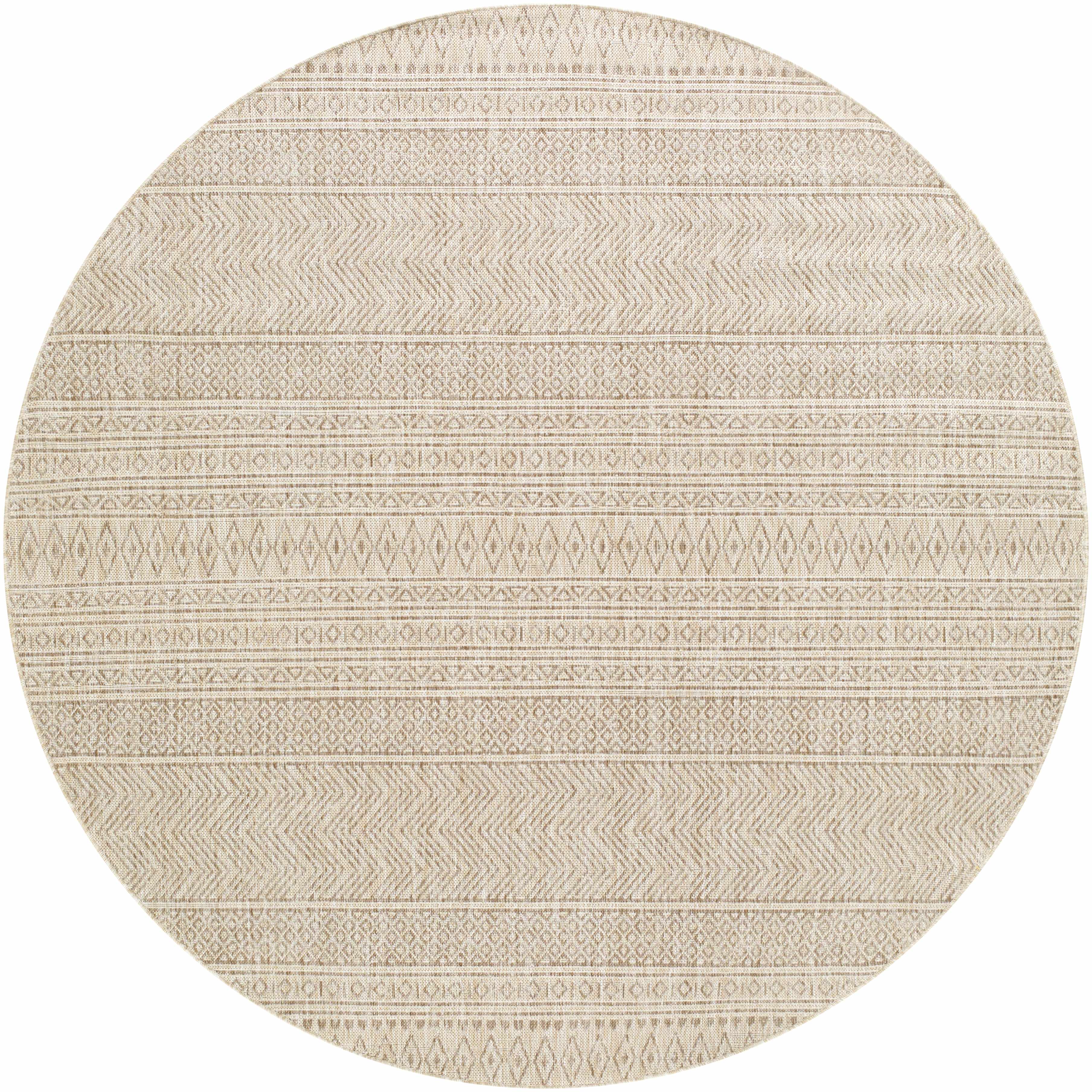Madras Cream All Over Performance Outdoor Rug