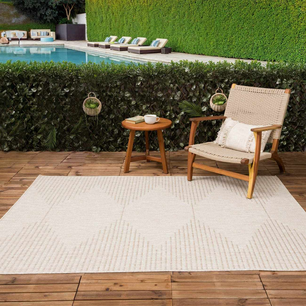 Stephan Beige Outdoor Rug
