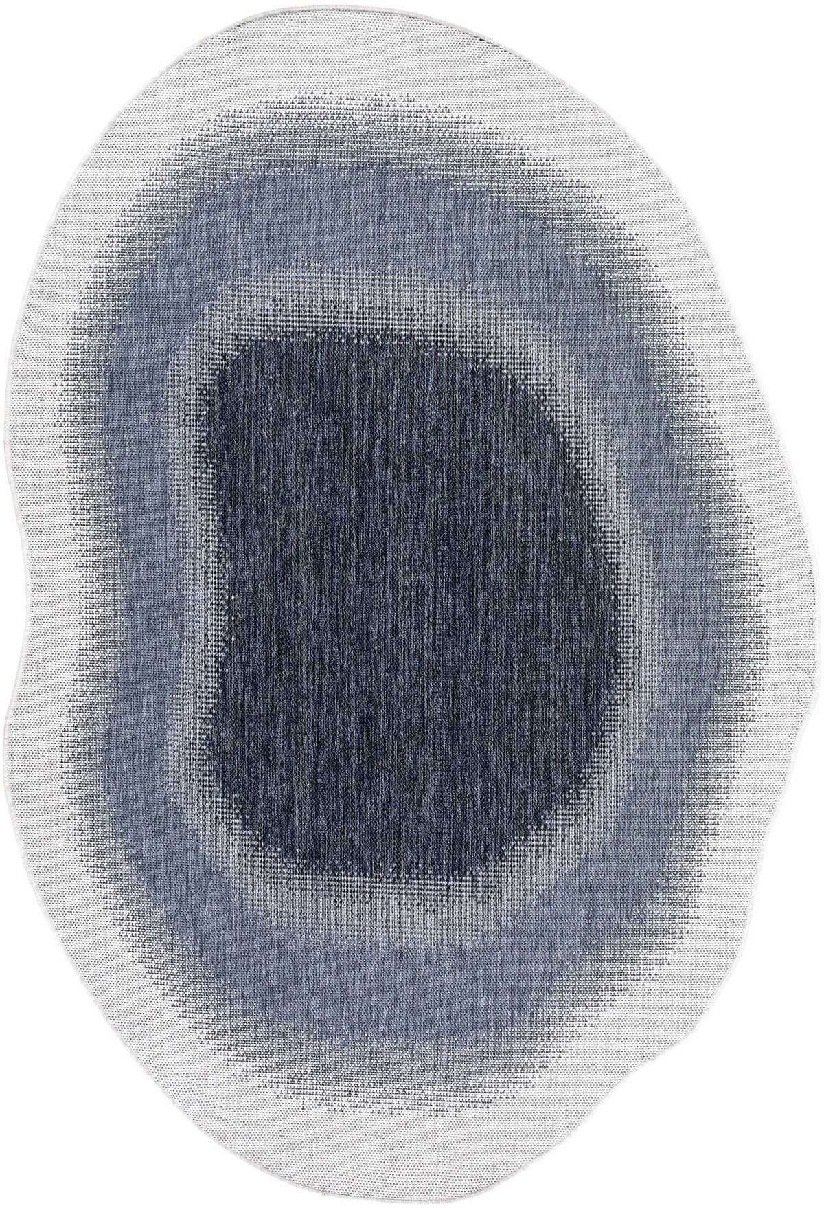 Burian Blue Outdoor Area Rug