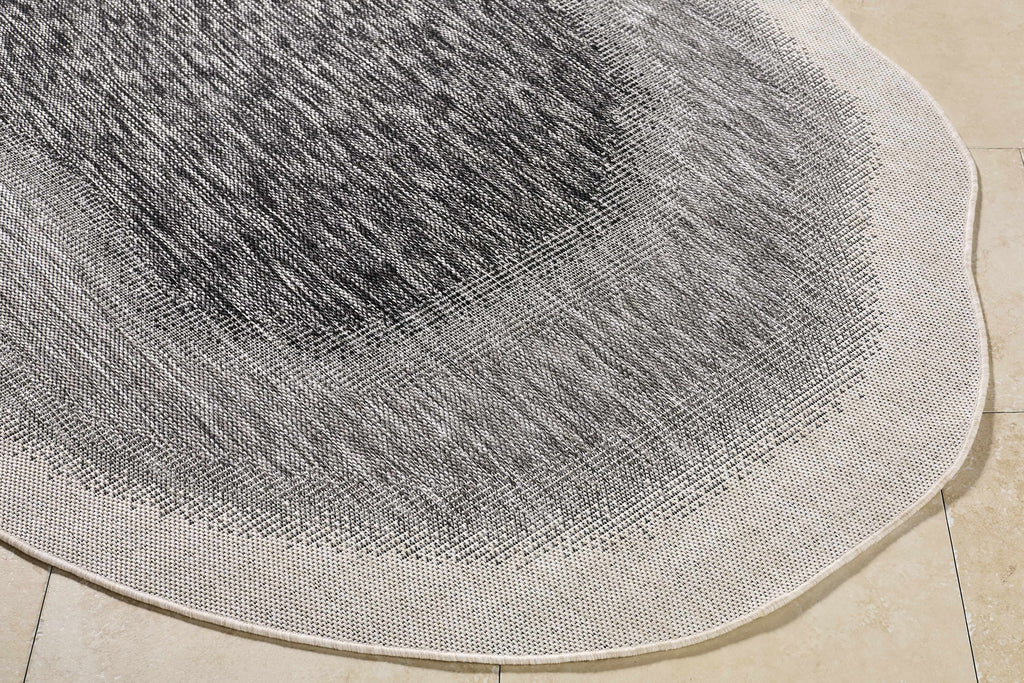 Burian Charcoal Outdoor Area Rug