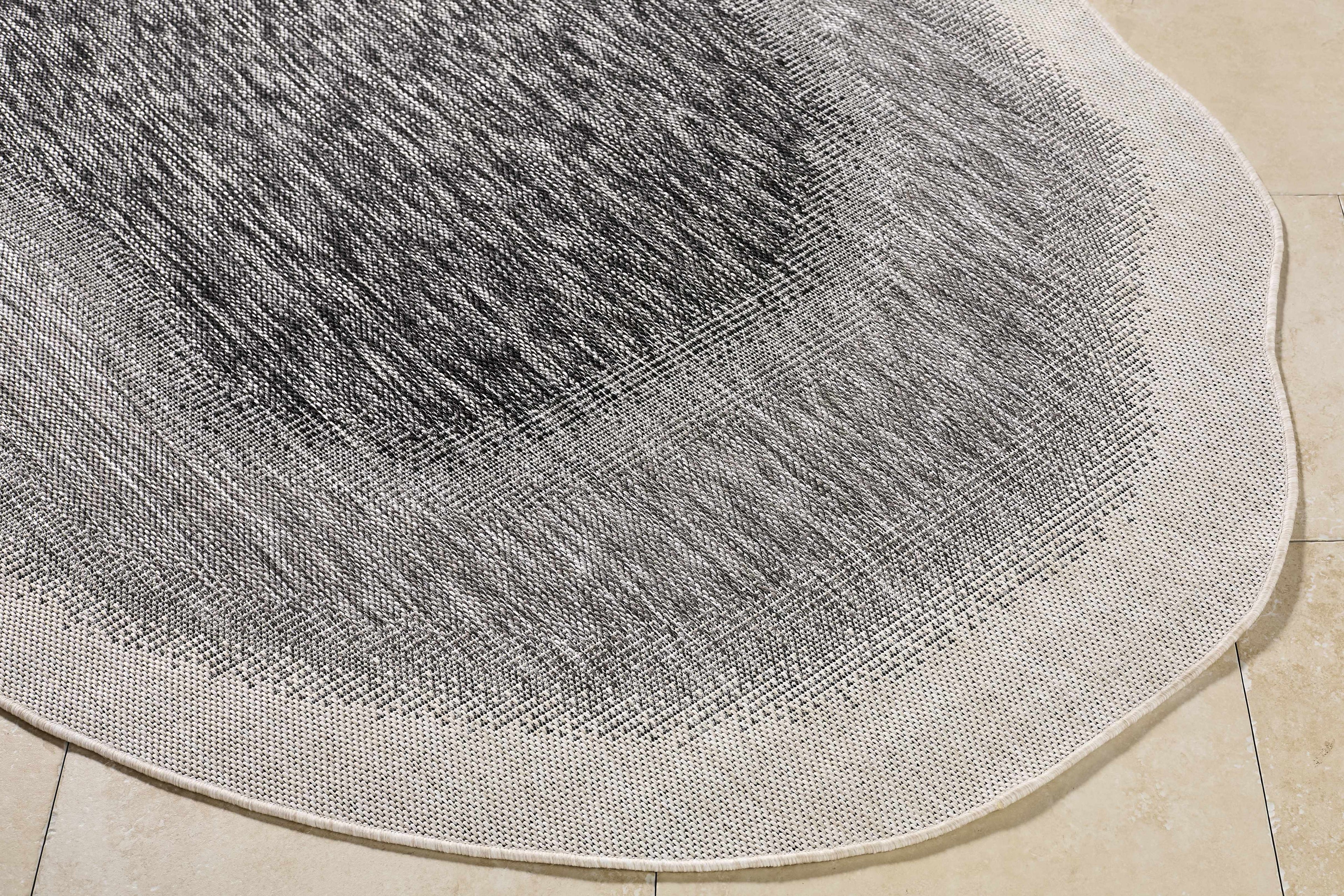 Burian Charcoal Outdoor Area Rug