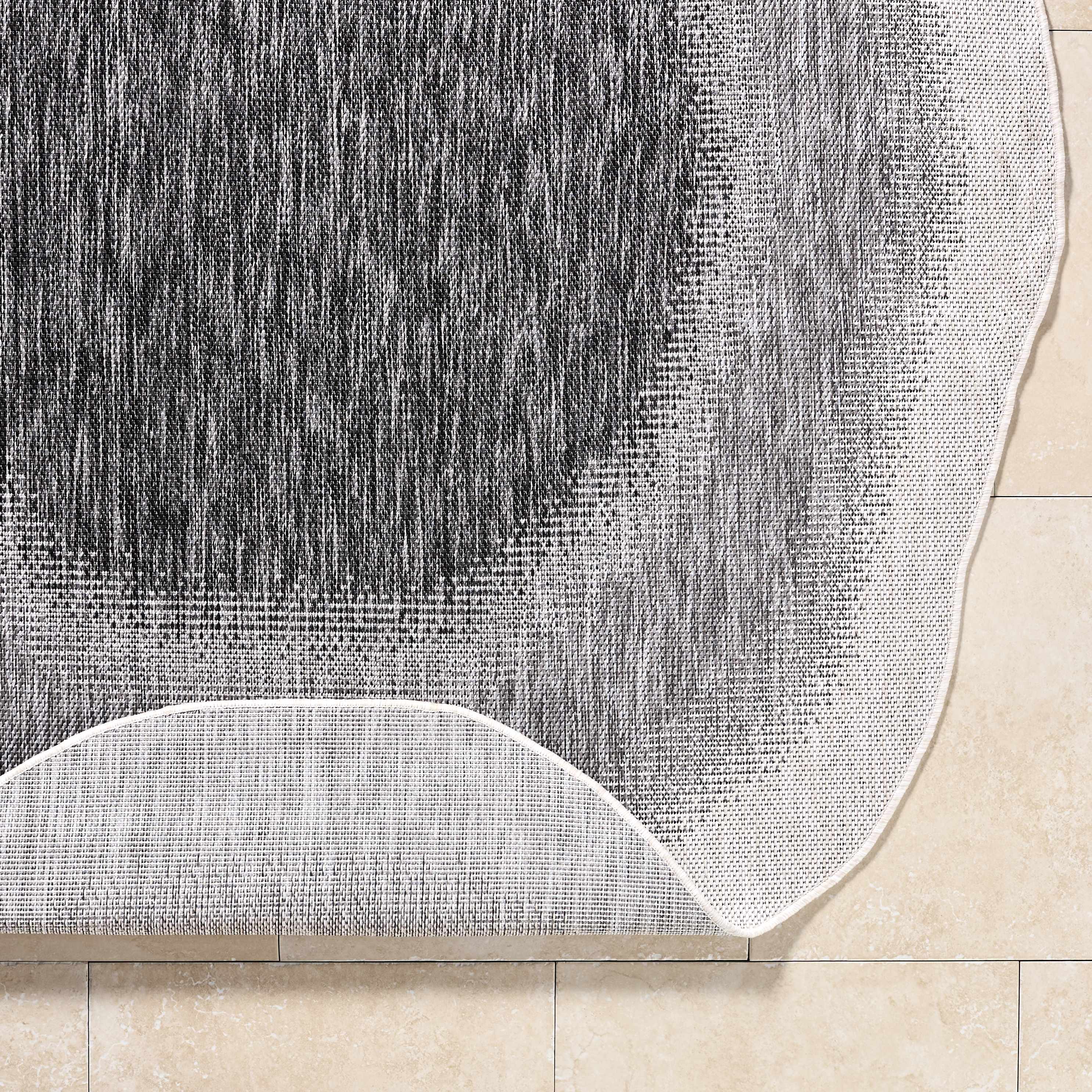 Burian Charcoal Outdoor Area Rug