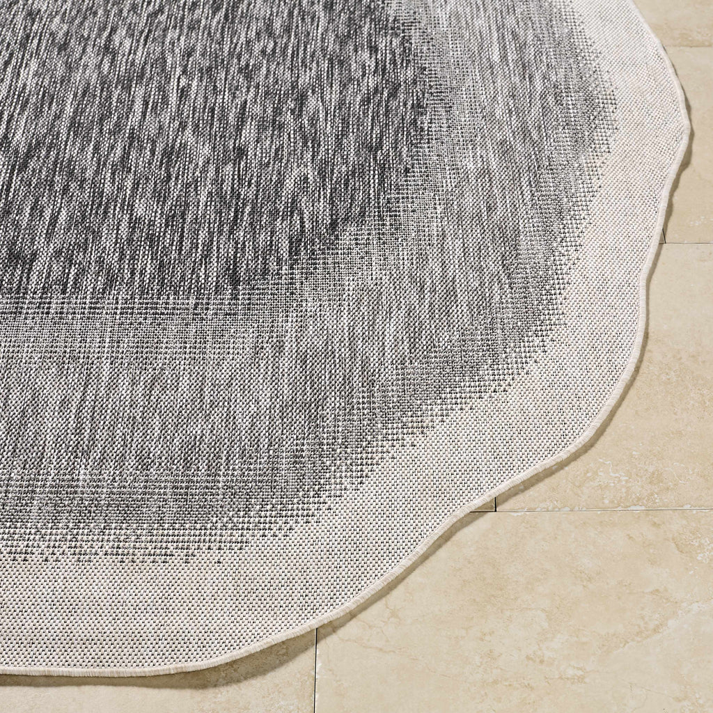 Burian Charcoal Outdoor Area Rug