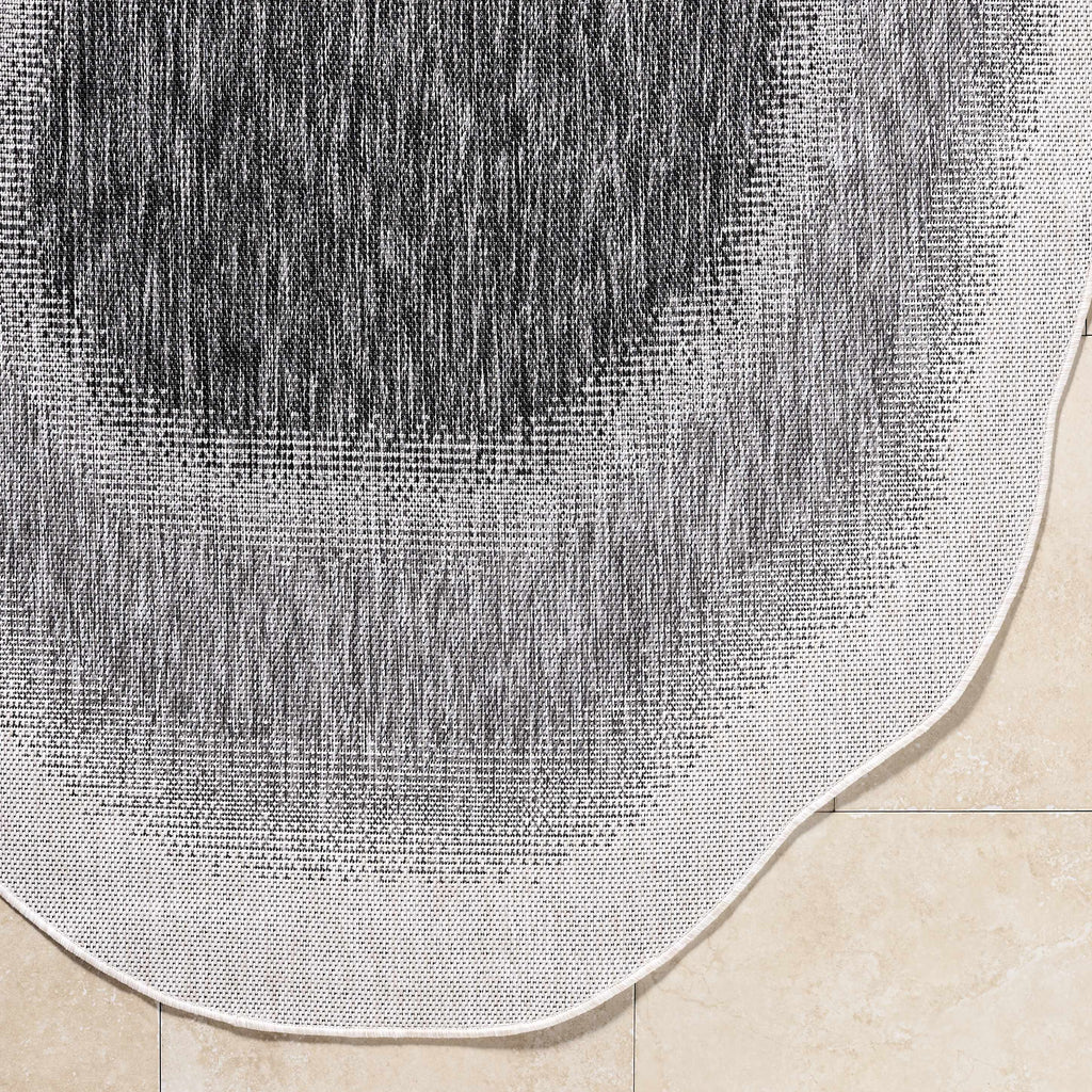Burian Charcoal Outdoor Area Rug