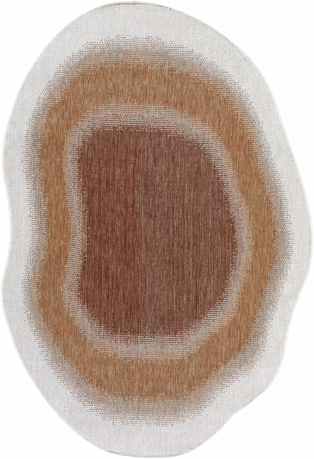 Burian Orange Outdoor Area Rug