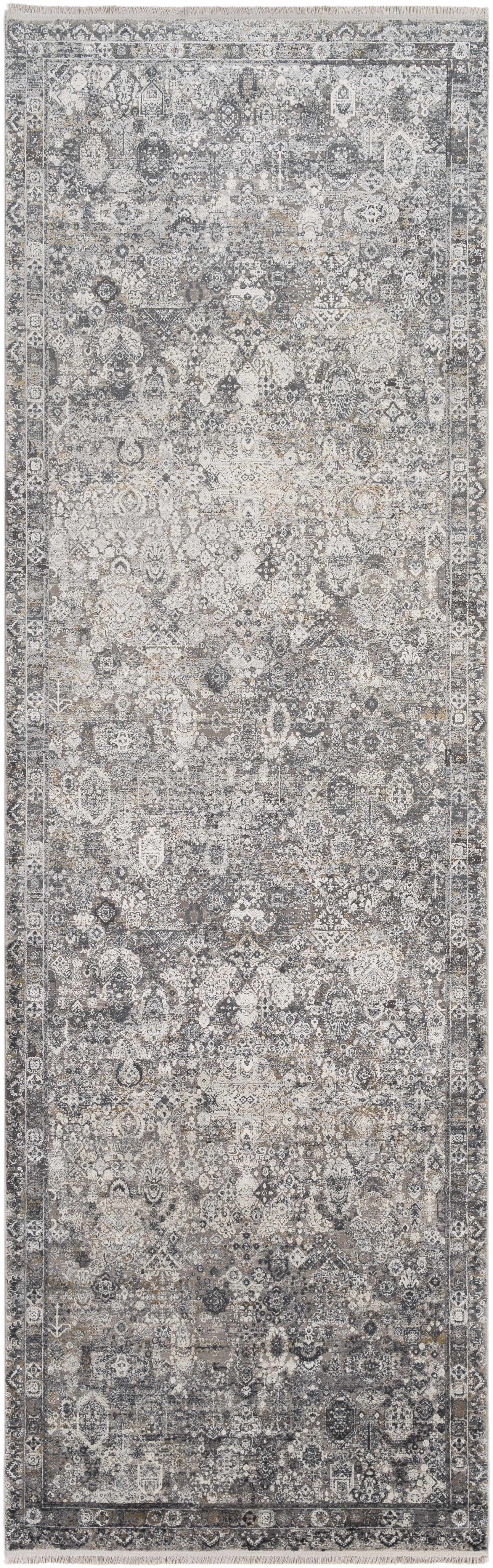 Bellara Luxury Fringed Faux Silk Rug