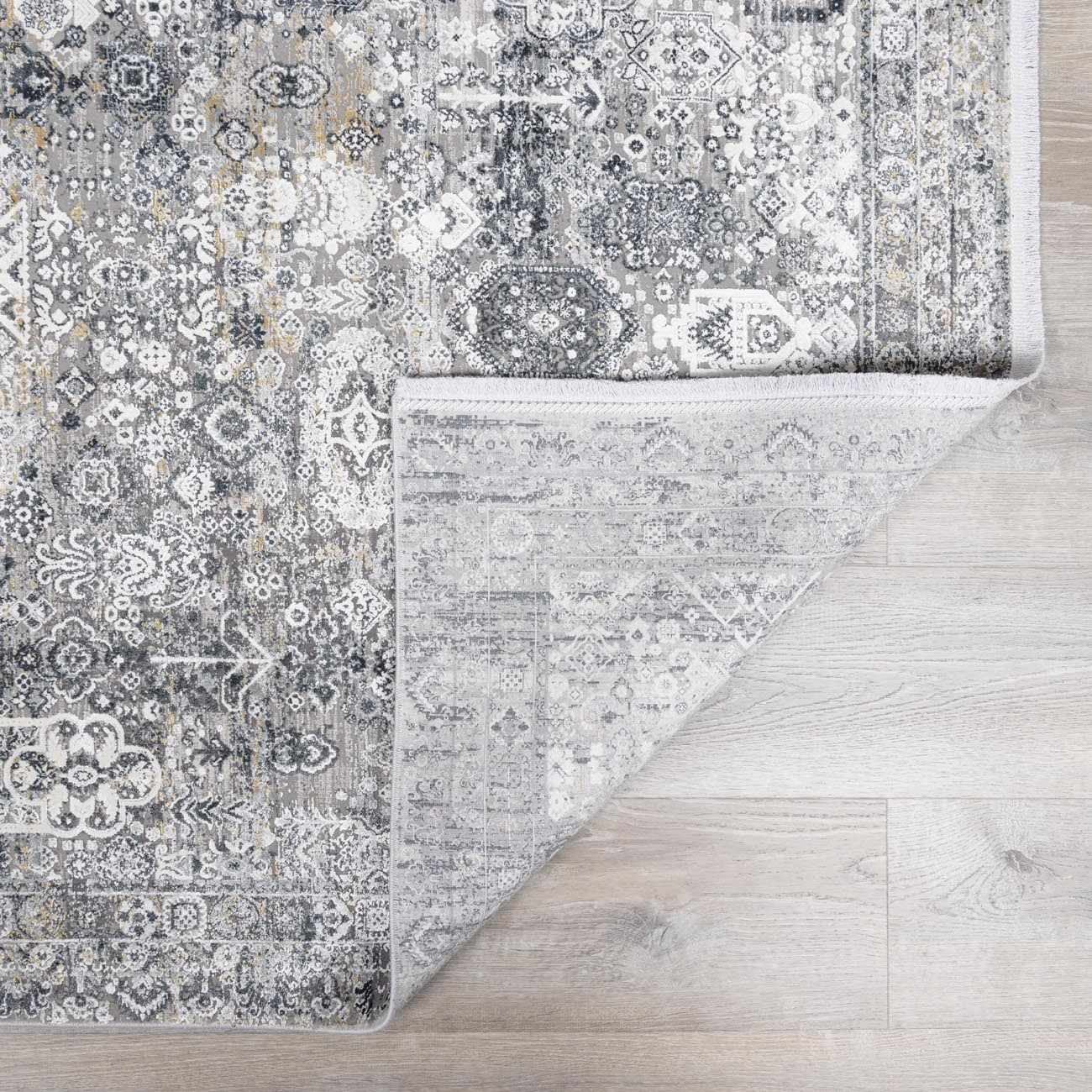 Bellara Luxury Fringed Faux Silk Rug