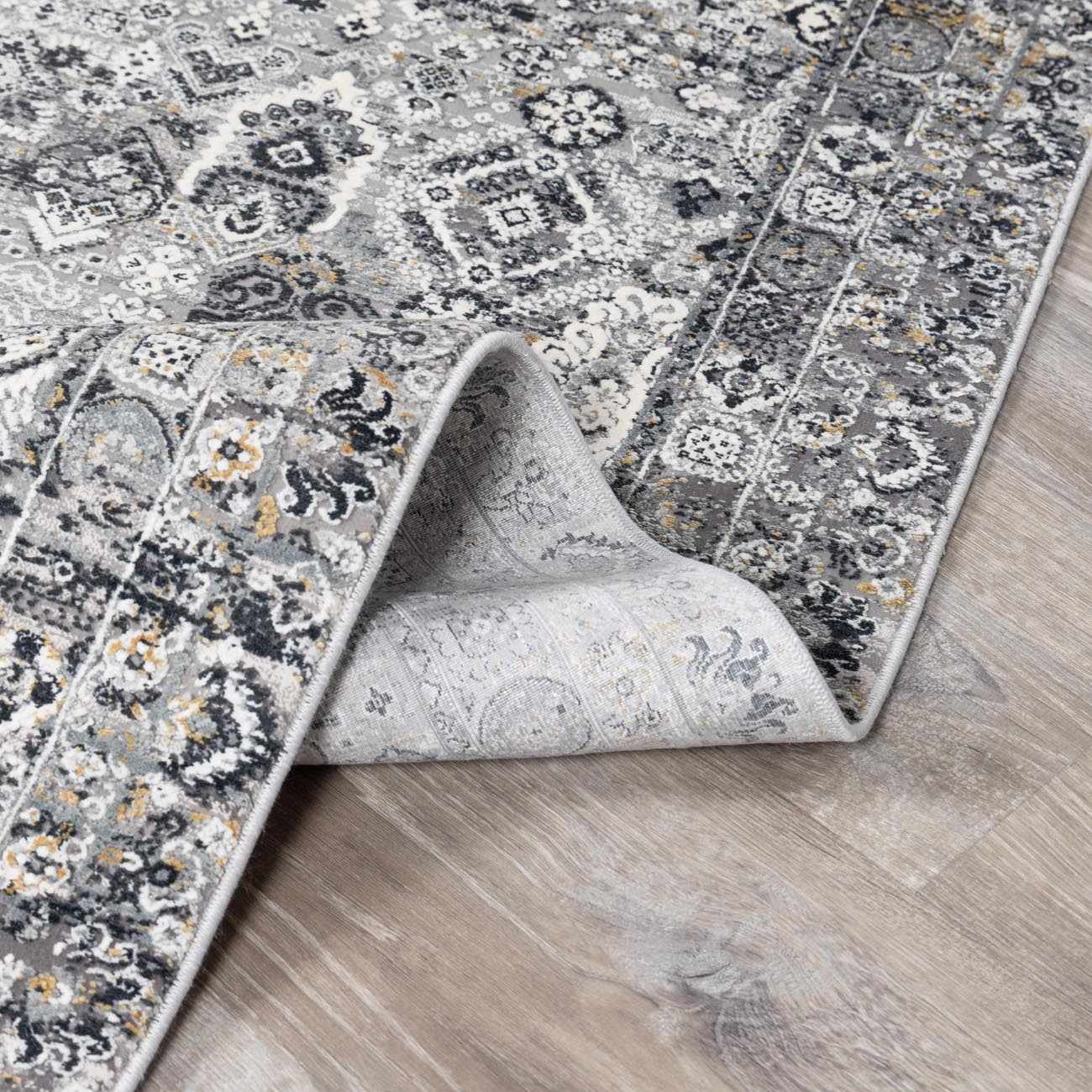 Bellara Luxury Fringed Faux Silk Rug