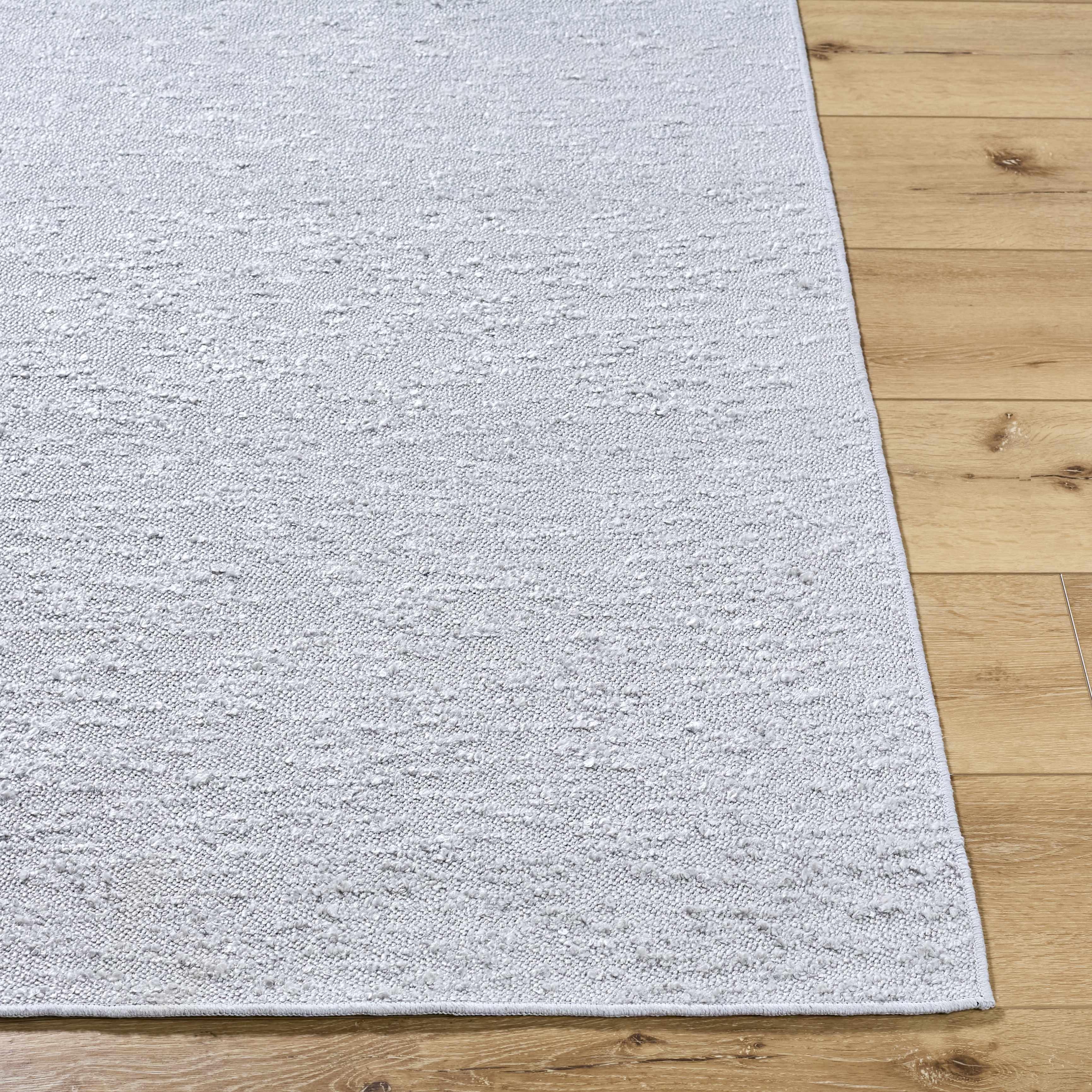 Breena Medium Gray Washable Area Rug