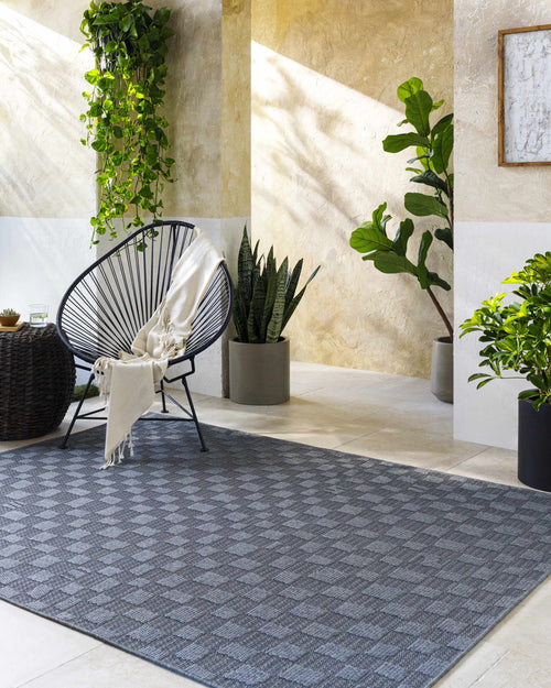 Arifah Gray Outdoor Area Rug