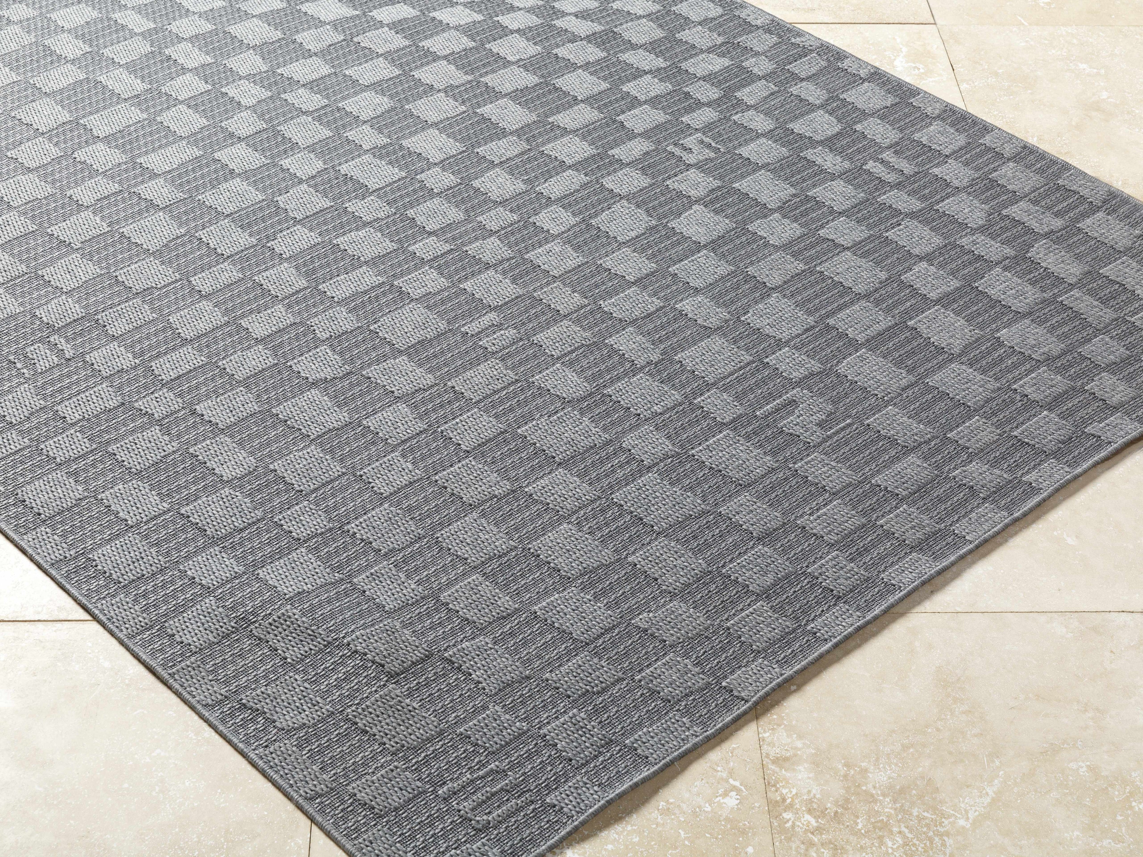Arifah Gray Outdoor Area Rug
