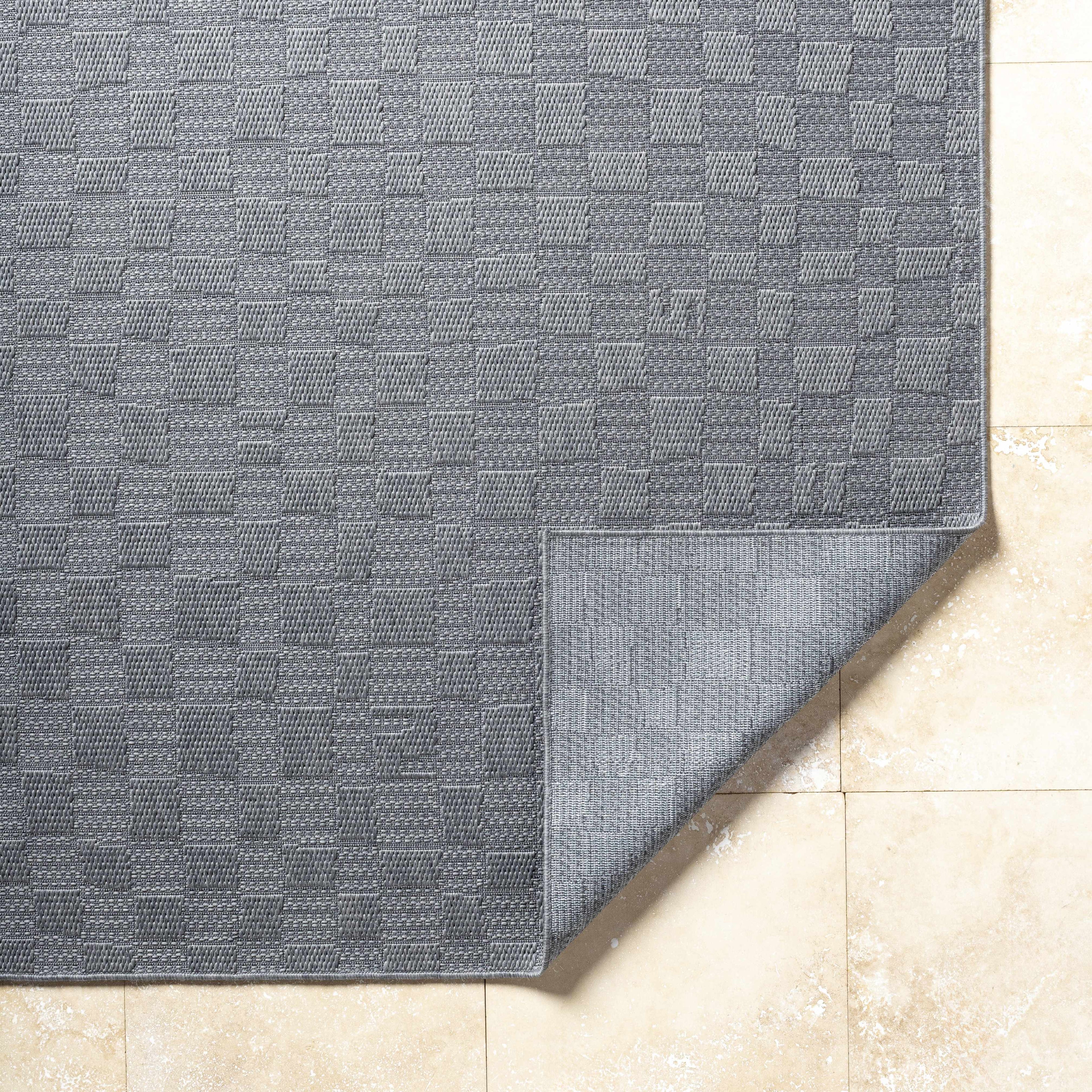 Arifah Gray Outdoor Area Rug