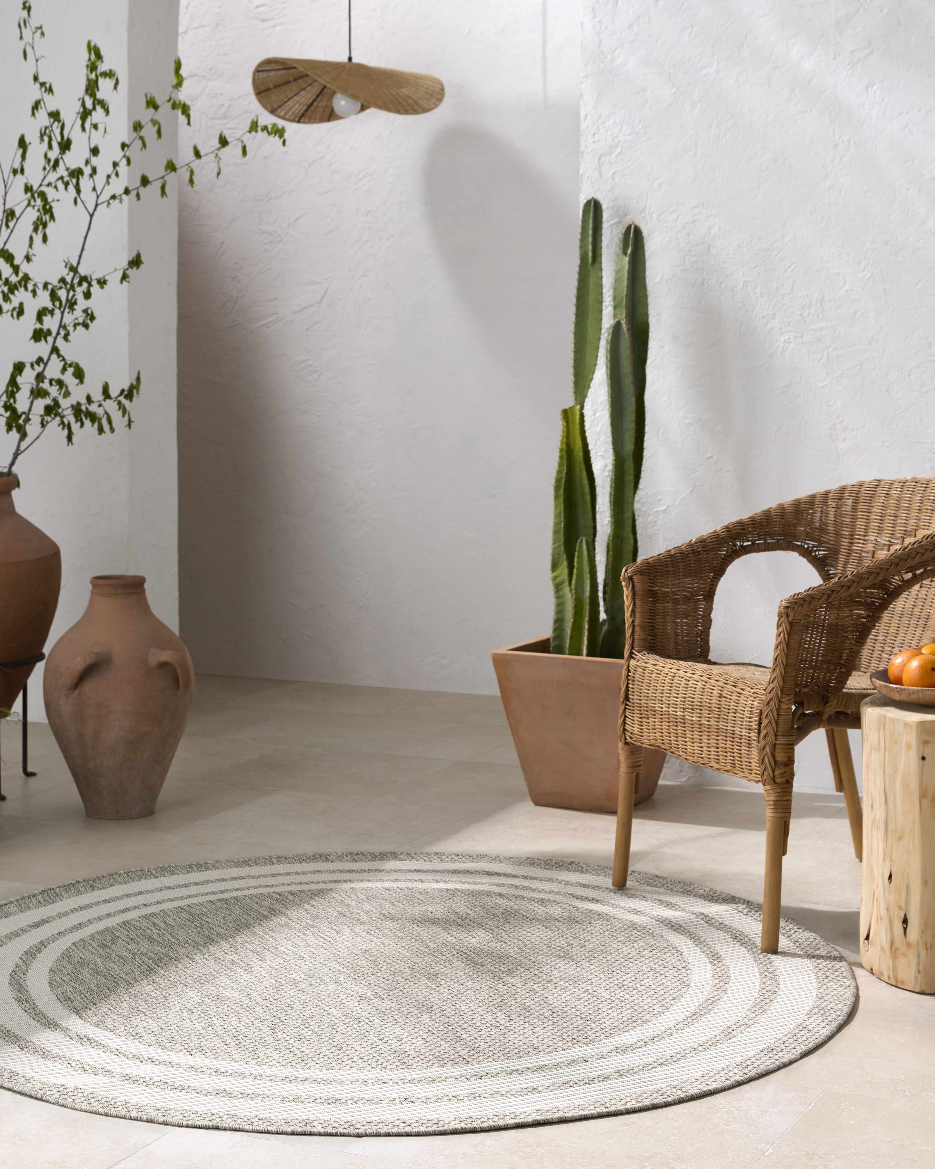 Burradoo Bordered Outdoor Area Rug