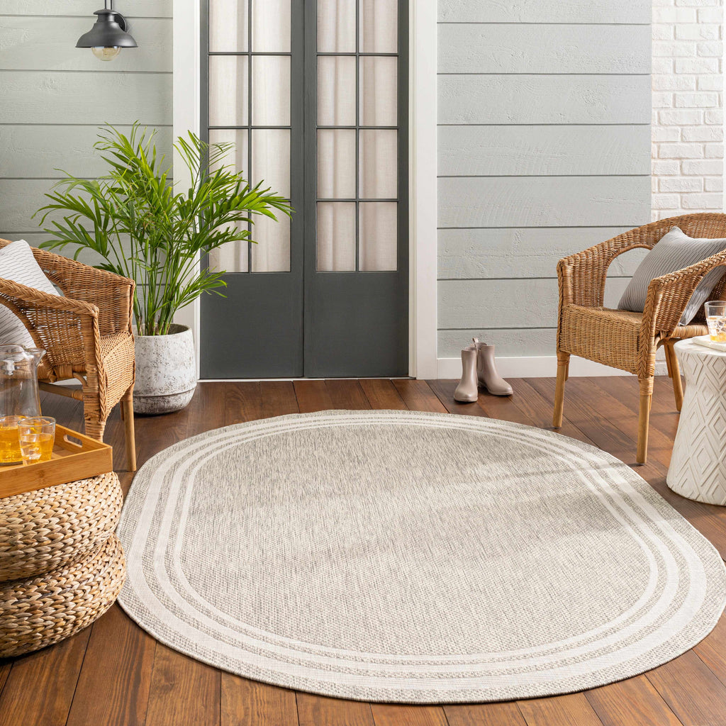 Burradoo Bordered Outdoor Area Rug