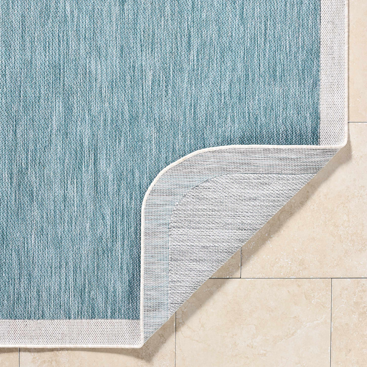Chetan Light Blue Outdoor Rug