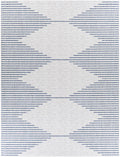 Stephan Blue & Cream Outdoor Rug