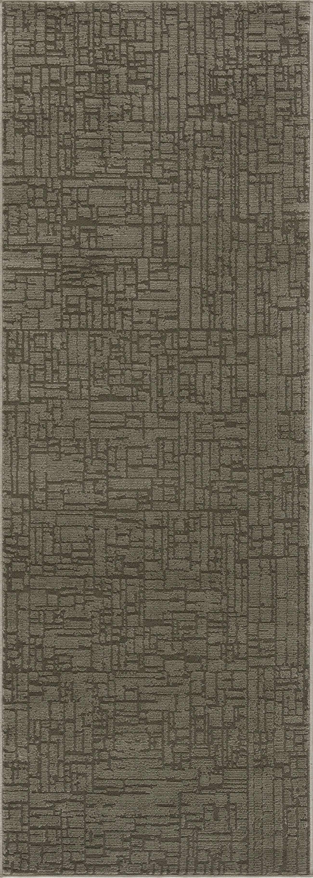 Leanna Green Washable Area Rug
