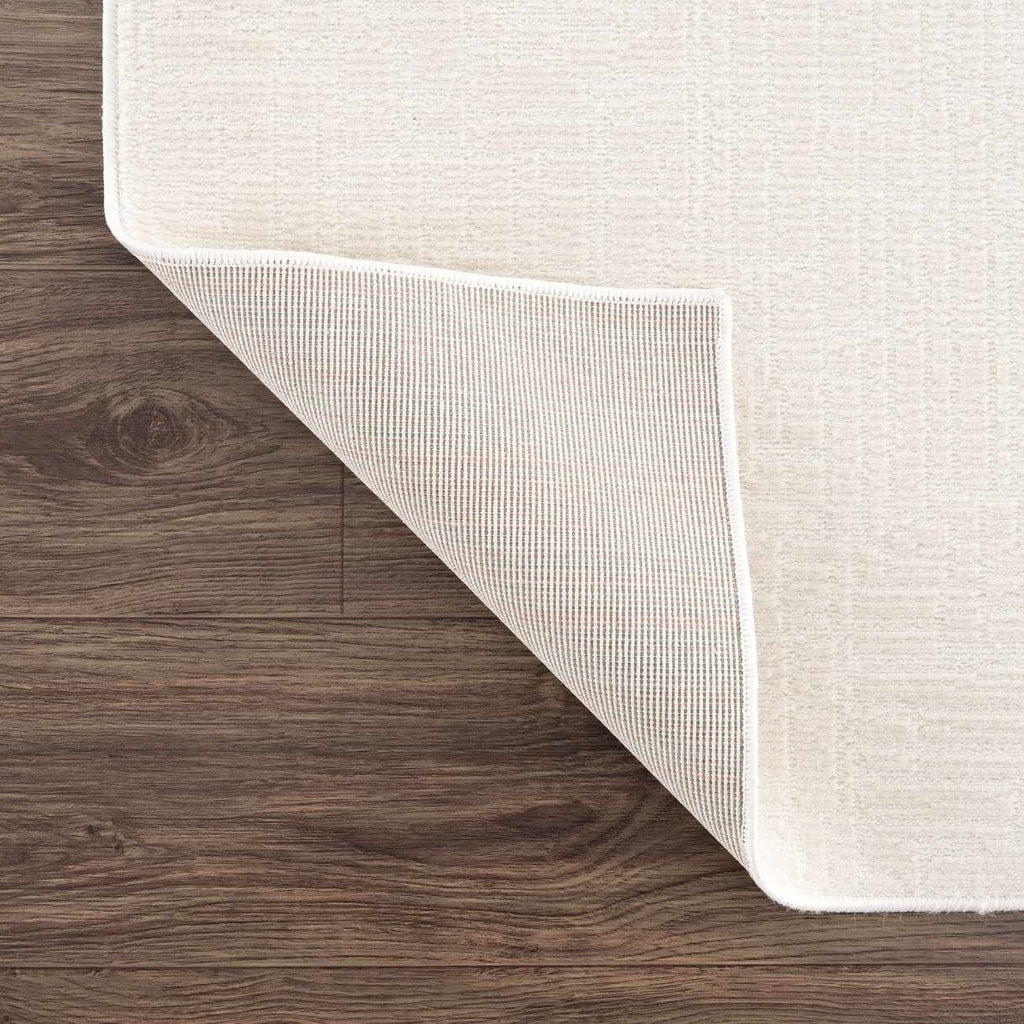 Leanna Cream Washable Area Rug