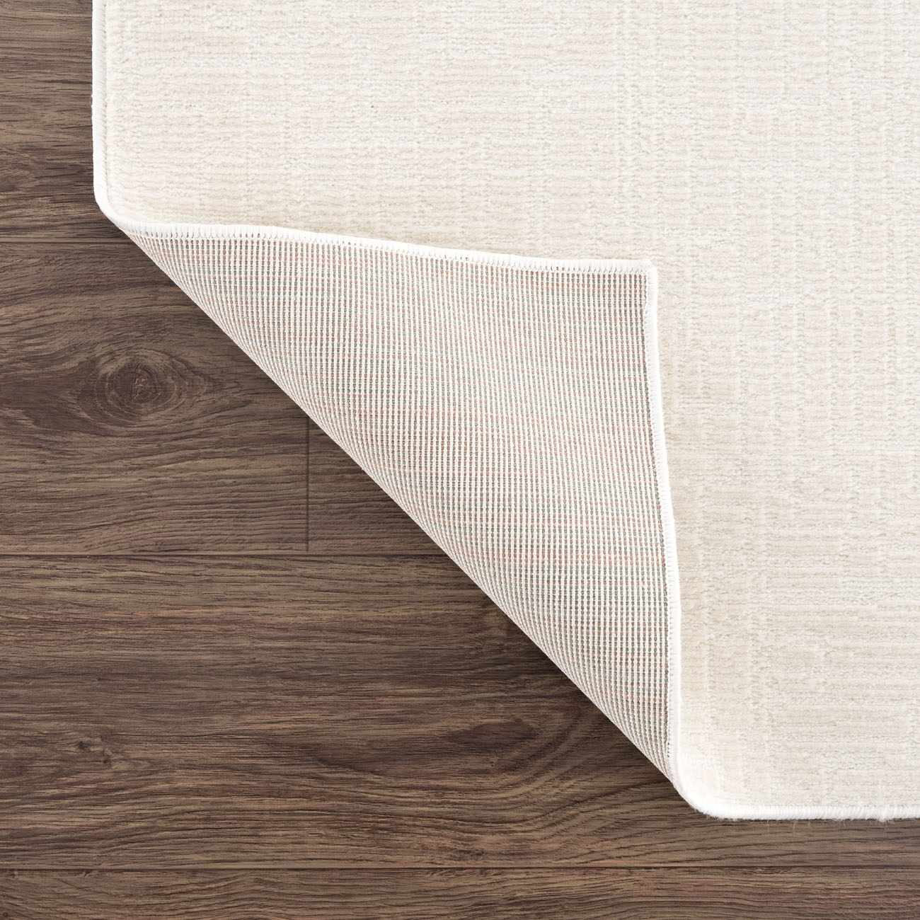 Leanna Cream Washable Area Rug