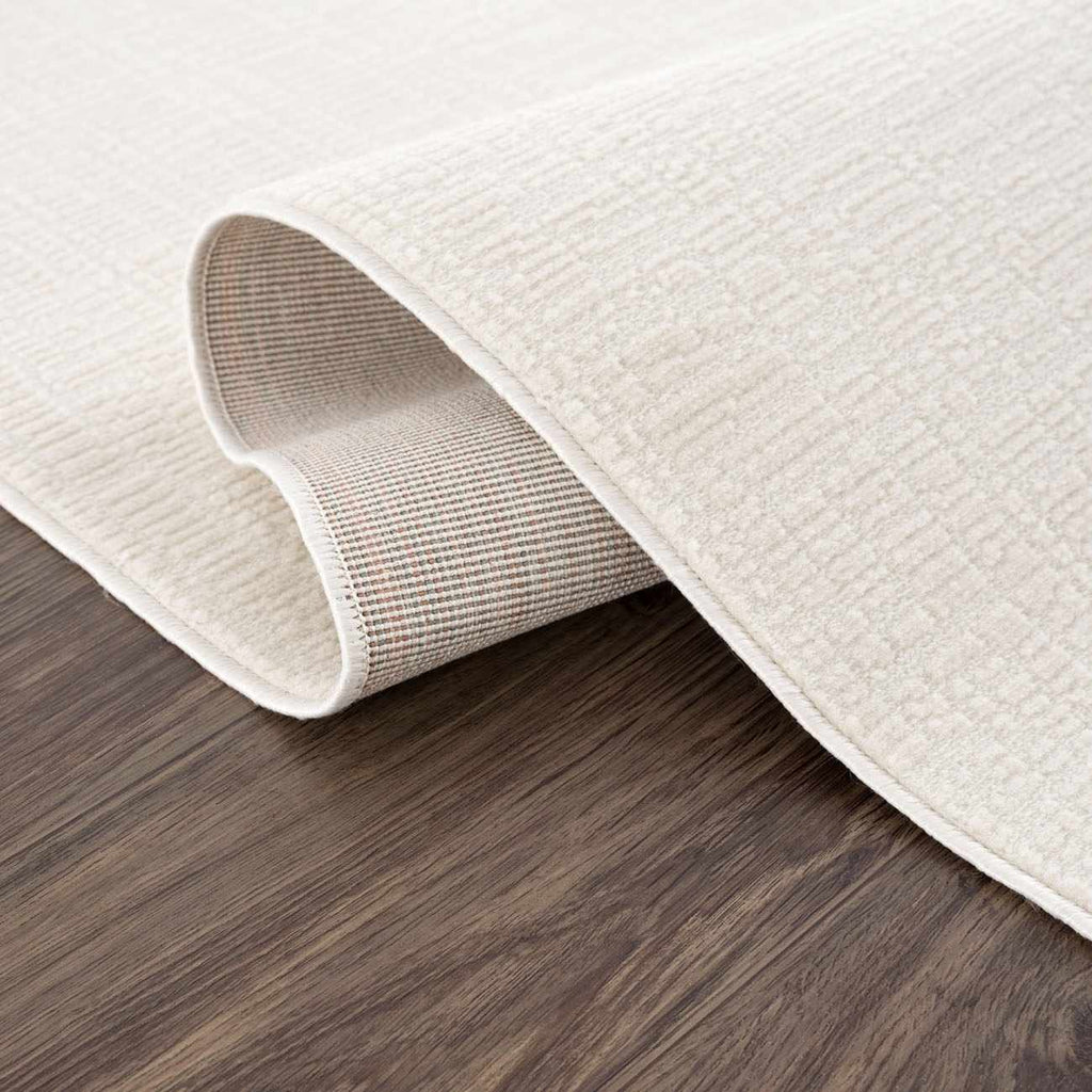 Leanna Cream Washable Area Rug