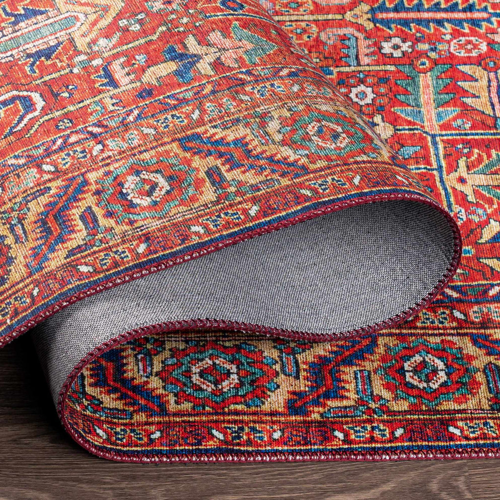 Edwardsburg Traditional Red Rug