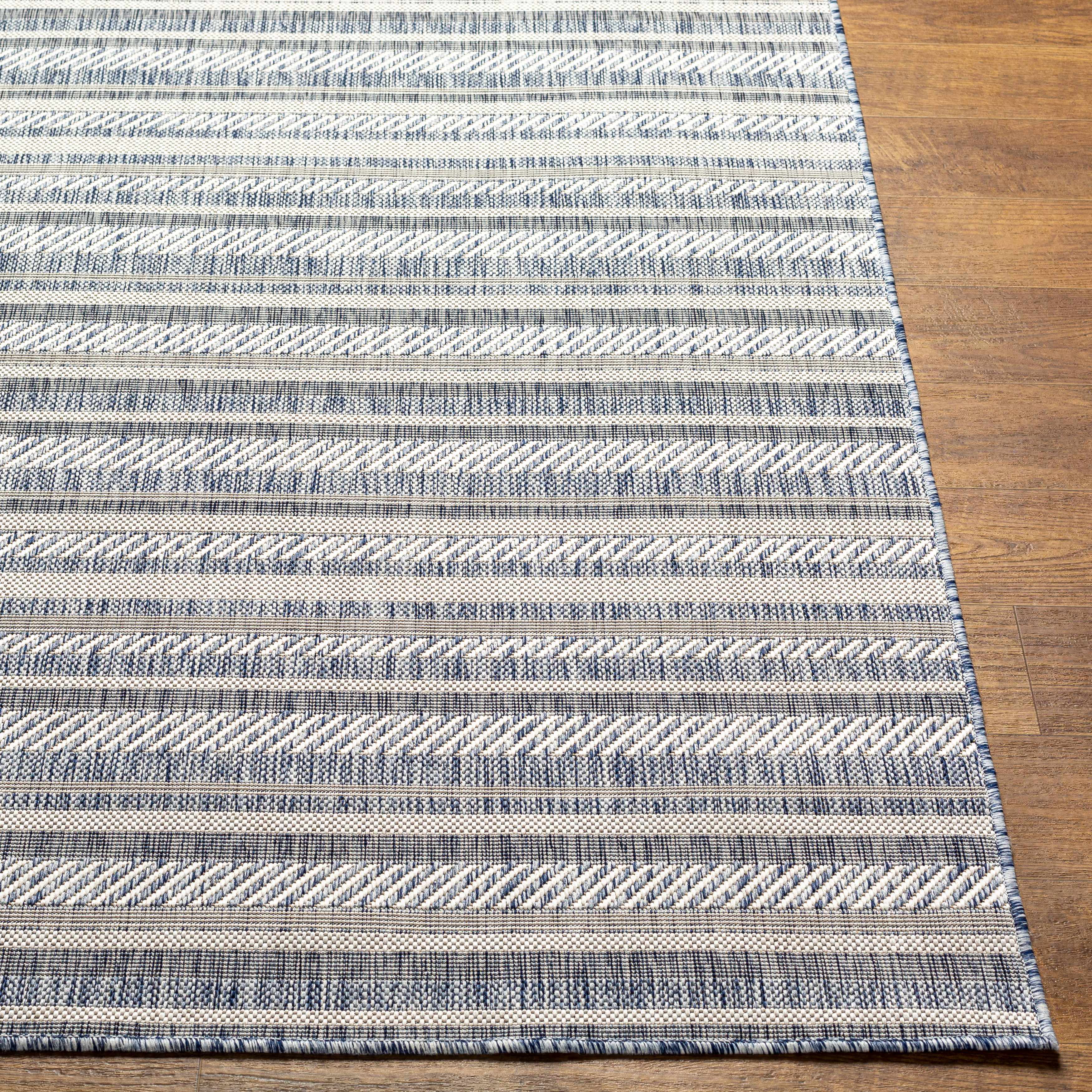 Emirgazi Striped Nordic Outdoor Rug