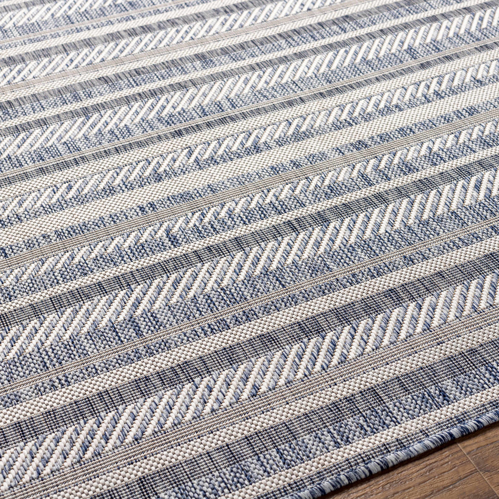 Emirgazi Striped Nordic Outdoor Rug