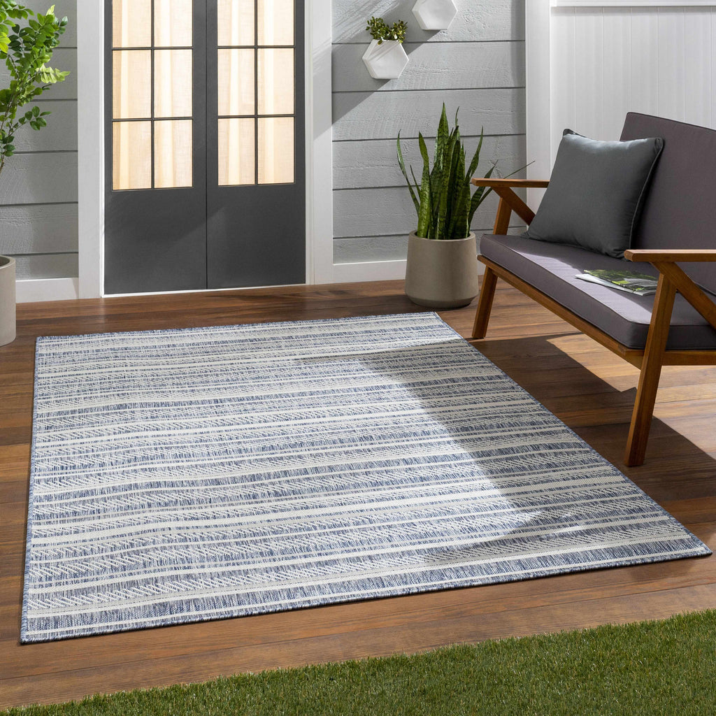 Emirgazi Striped Nordic Outdoor Rug