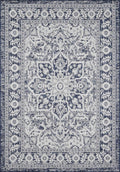 Etoile Navy Blue Performance Outdoor Rug