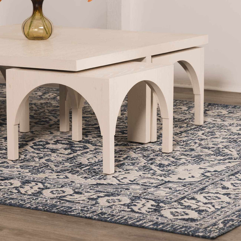Etoile Navy Blue Performance Outdoor Rug