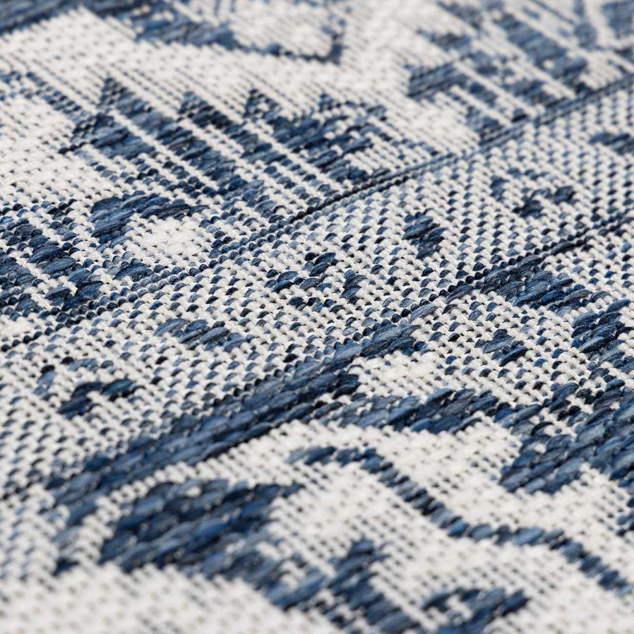 Etoile Navy Blue Performance Outdoor Rug