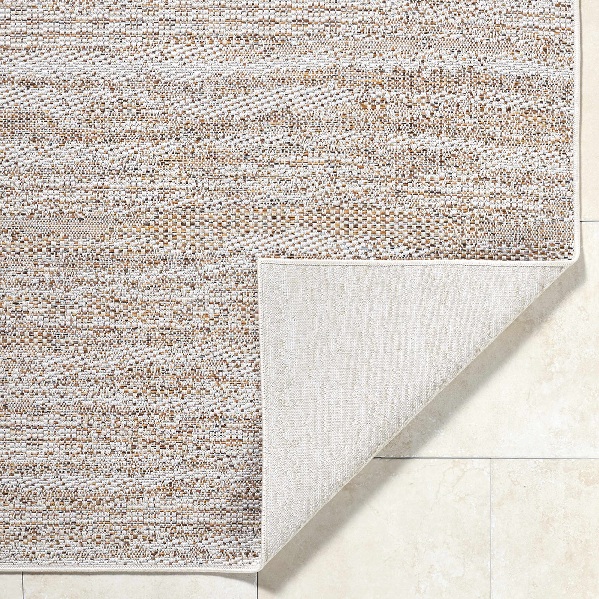 Alezae Beige Outdoor Area Rug