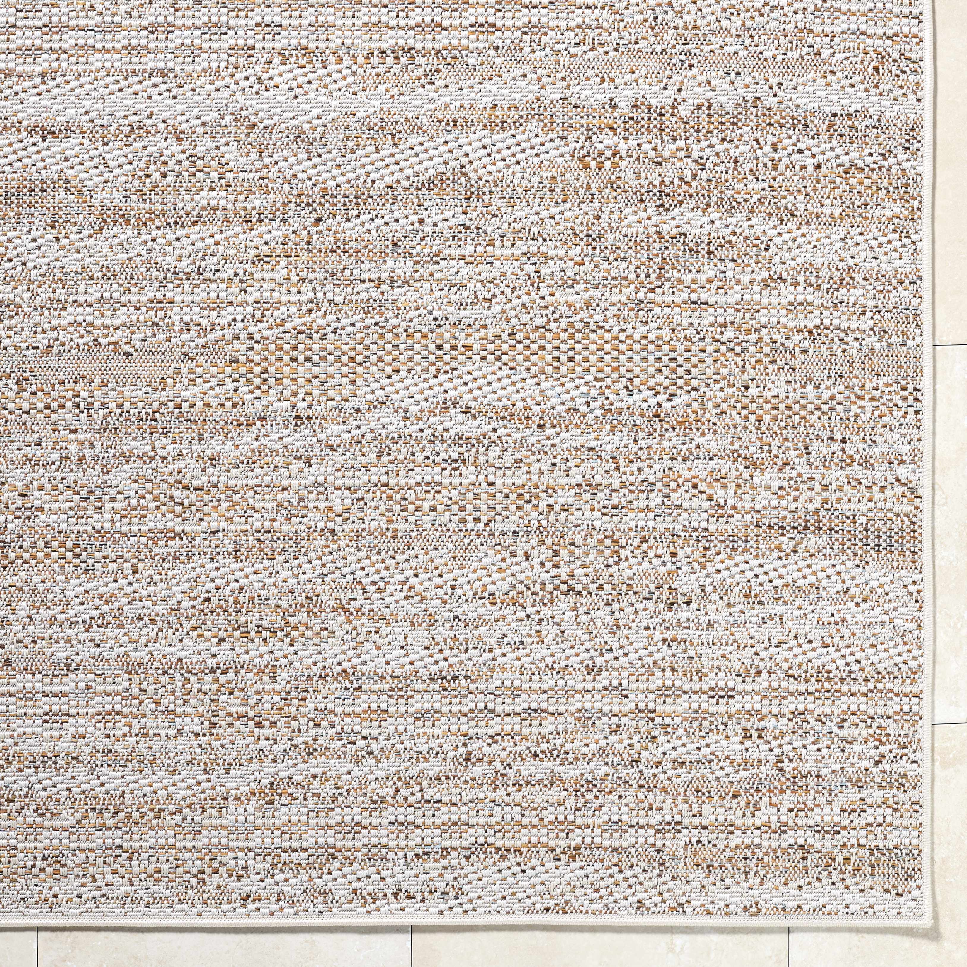 Alezae Beige Outdoor Area Rug
