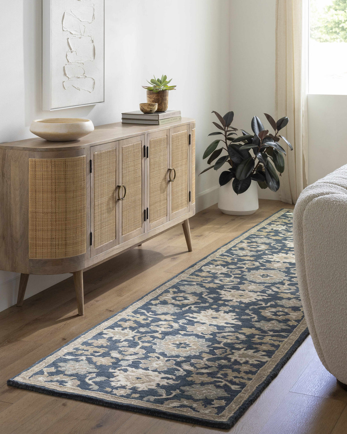 Caesar 1154 Navy Wool Rug