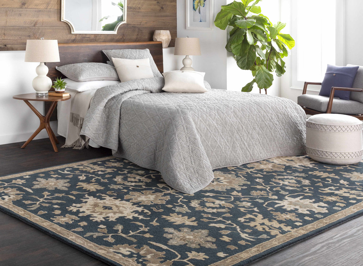 Caesar 1154 Navy Wool Rug