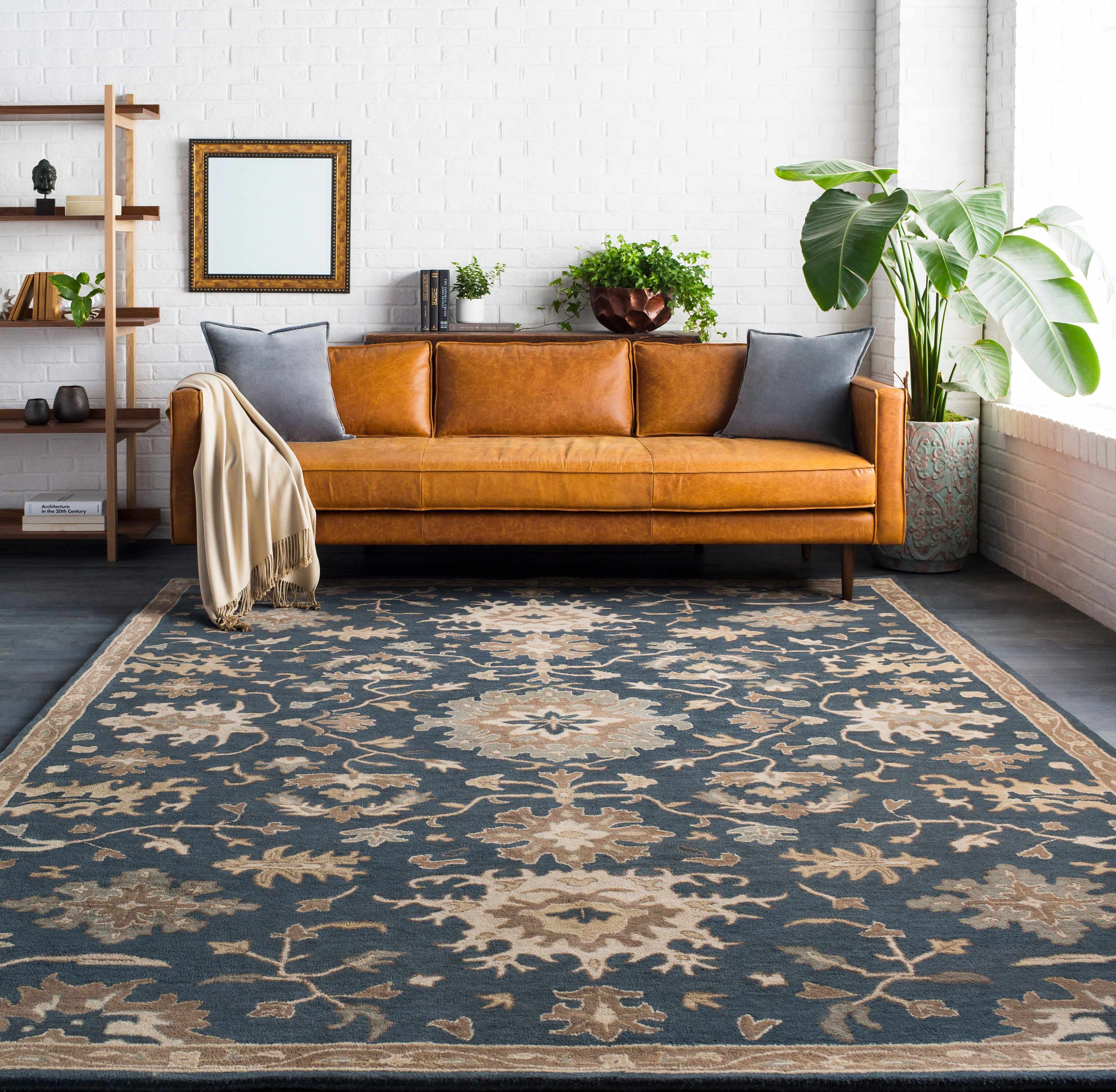 Caesar 1154 Navy Wool Rug