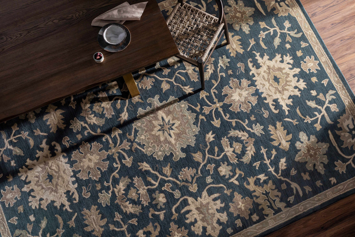 Caesar 1154 Navy Wool Rug