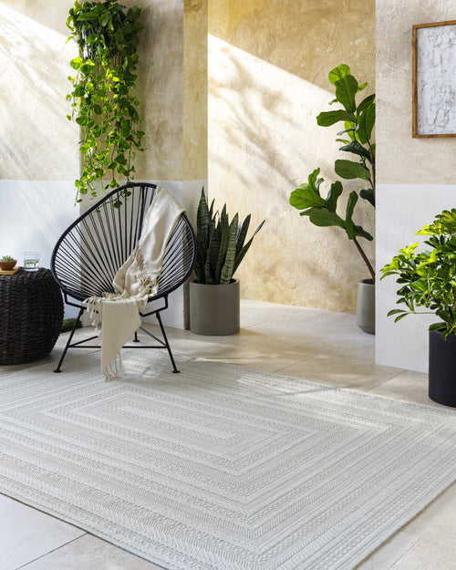 Avalos White Outdoor Area Rug