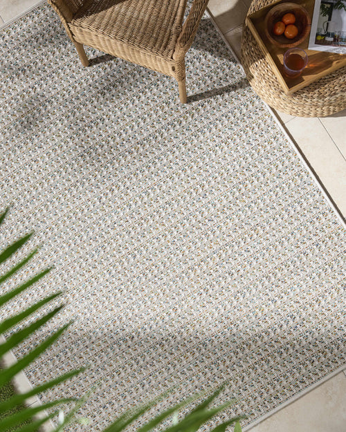 Ataret Ivory Outdoor Area Rug