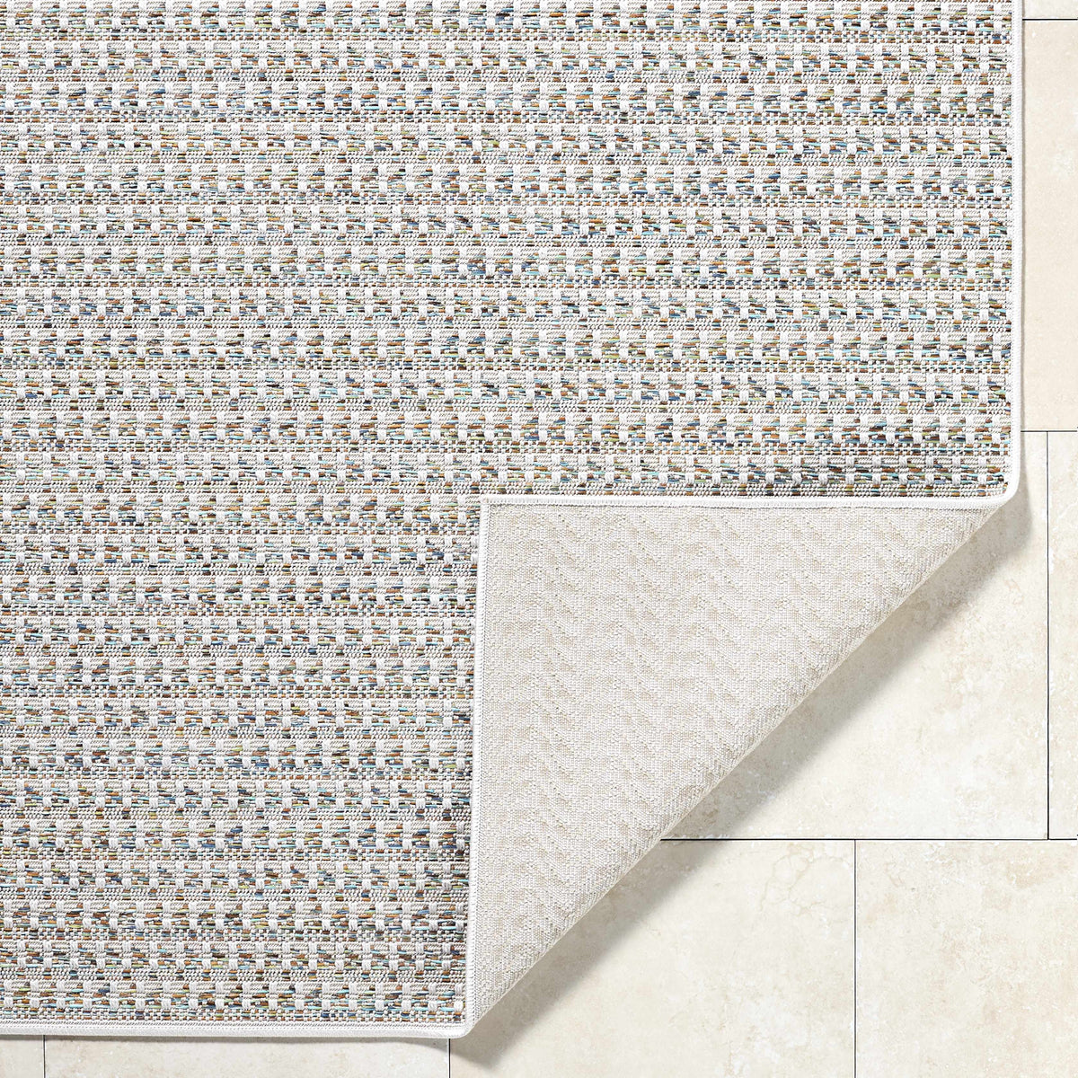 Ataret Ivory Outdoor Area Rug