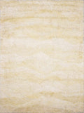 Kettering Solid Cream Wool Shag Rug