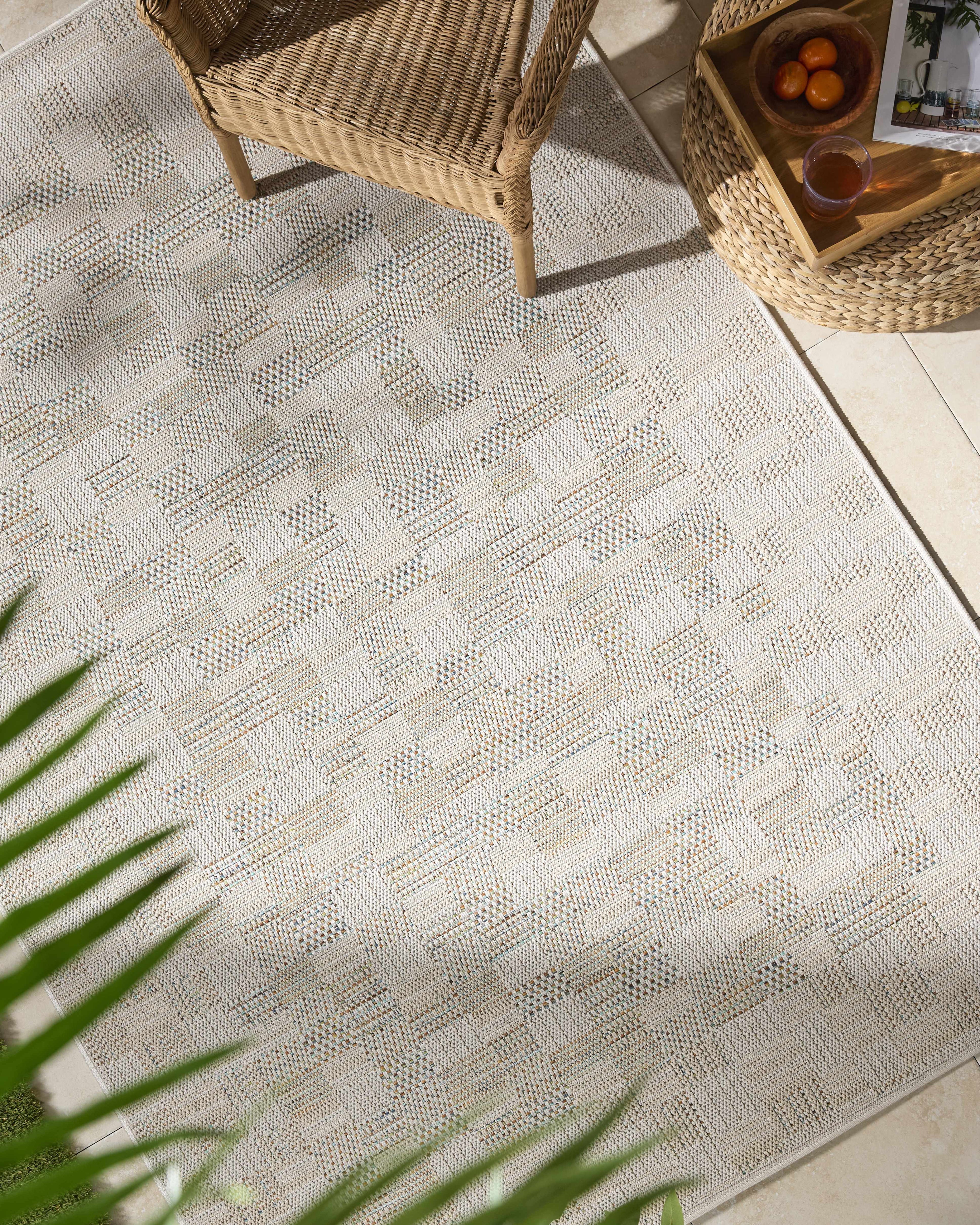 Arshad Ivory Outdoor Area Rug