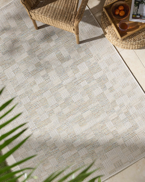 Arshad Ivory Outdoor Area Rug