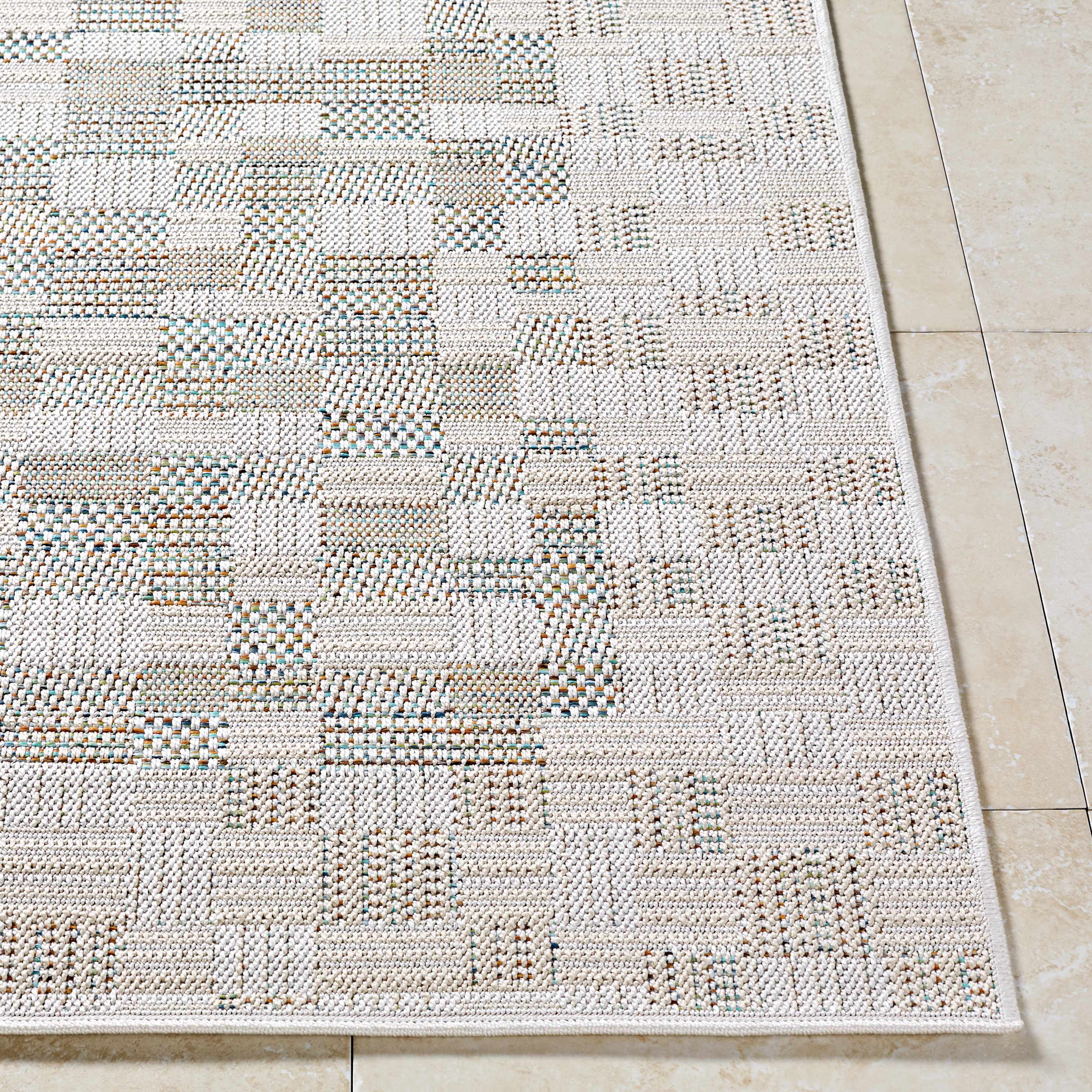 Arshad Ivory Outdoor Area Rug