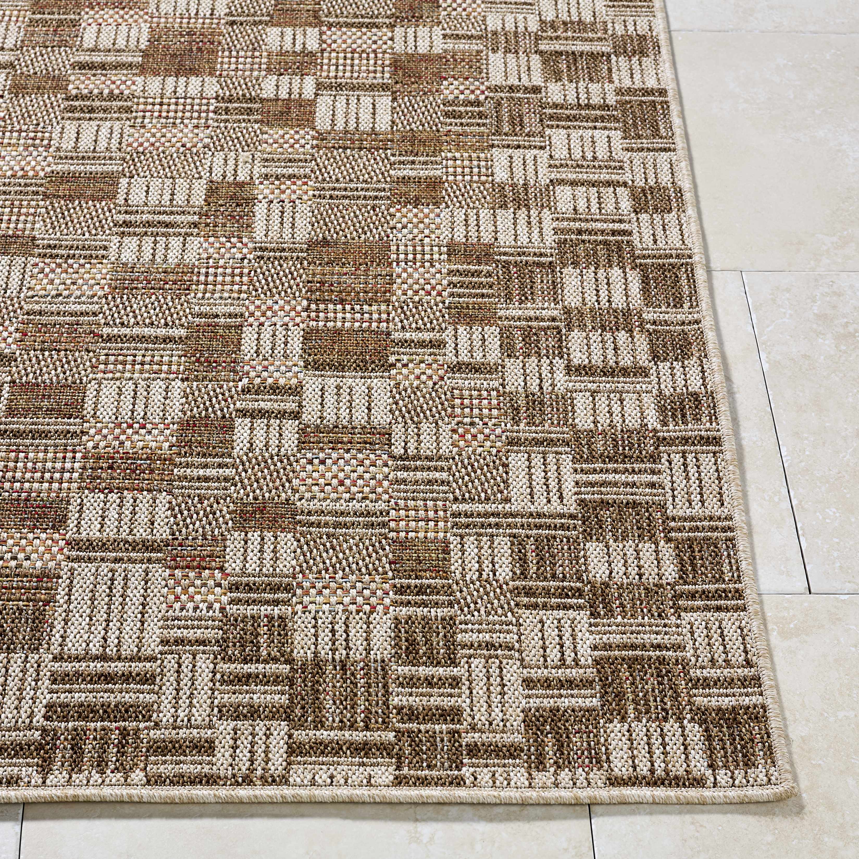 Arshad Burnt Sienna Outdoor Area Rug
