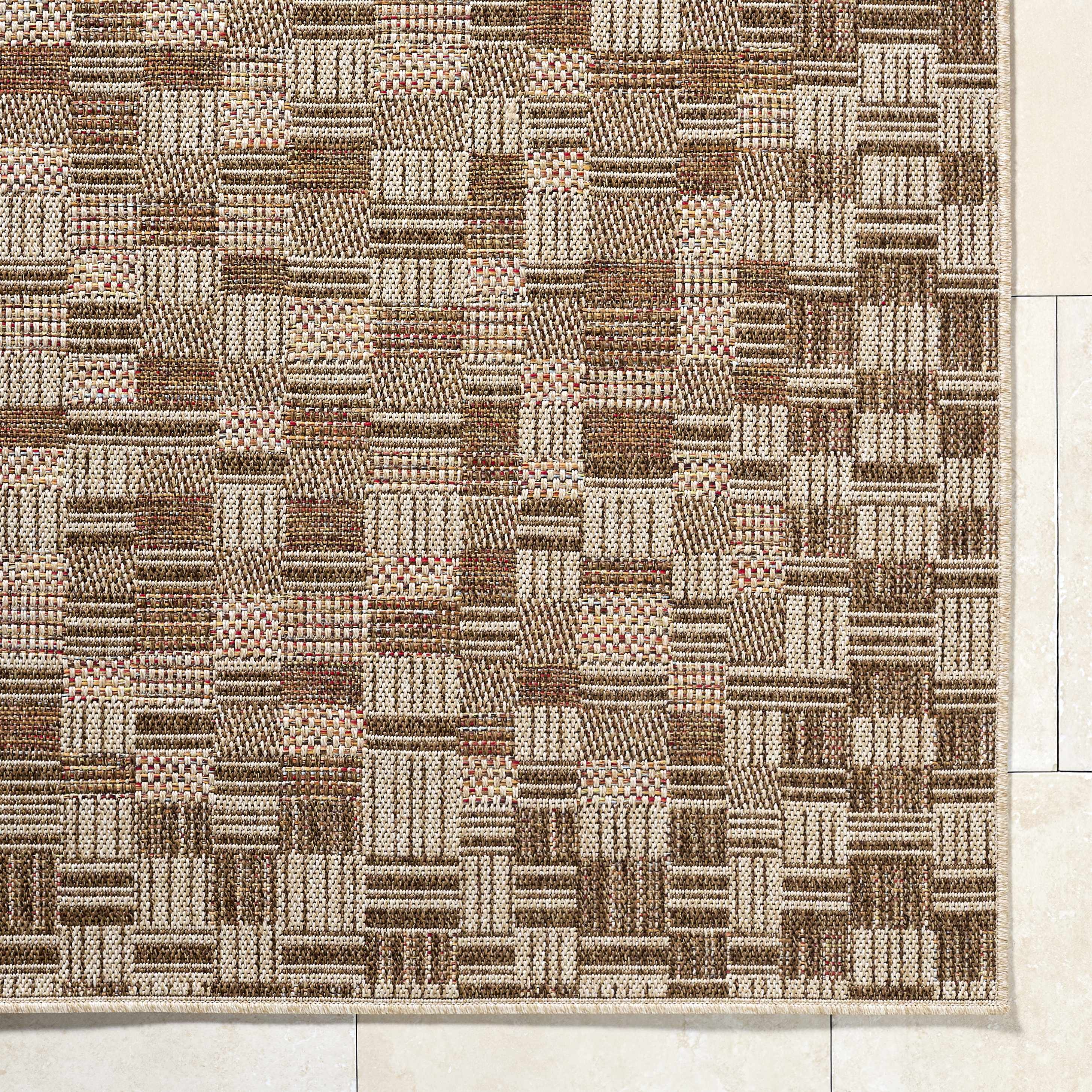 Arshad Burnt Sienna Outdoor Area Rug